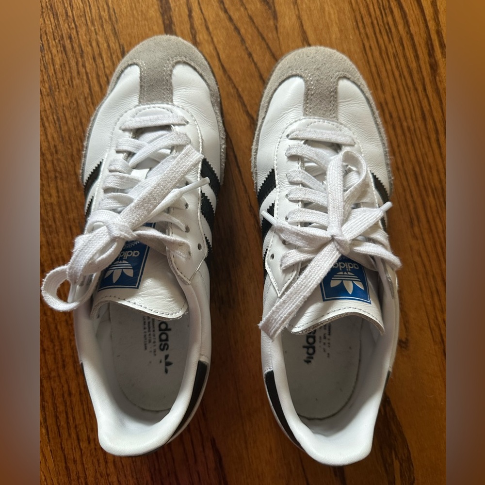 Samba OG Shoes Size 6.5 W/5.5 M- Cloud White, Core Black, Gum